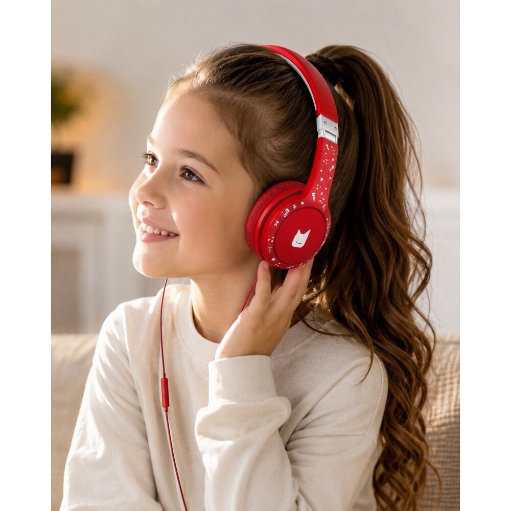 Red Headphones For Kids-Toniebox 1-brand New Sealed